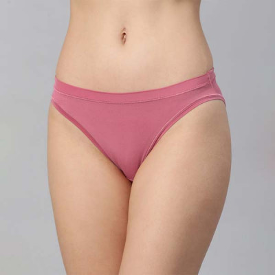 Women Pack Of 3 Solid Basic Briefs